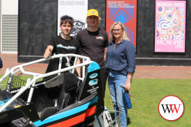 Jett, Sony and Leah Bell at last weekend’s season launch.