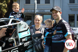 Luke Weel with Kirste, Kennan, Teisha and Atlee.