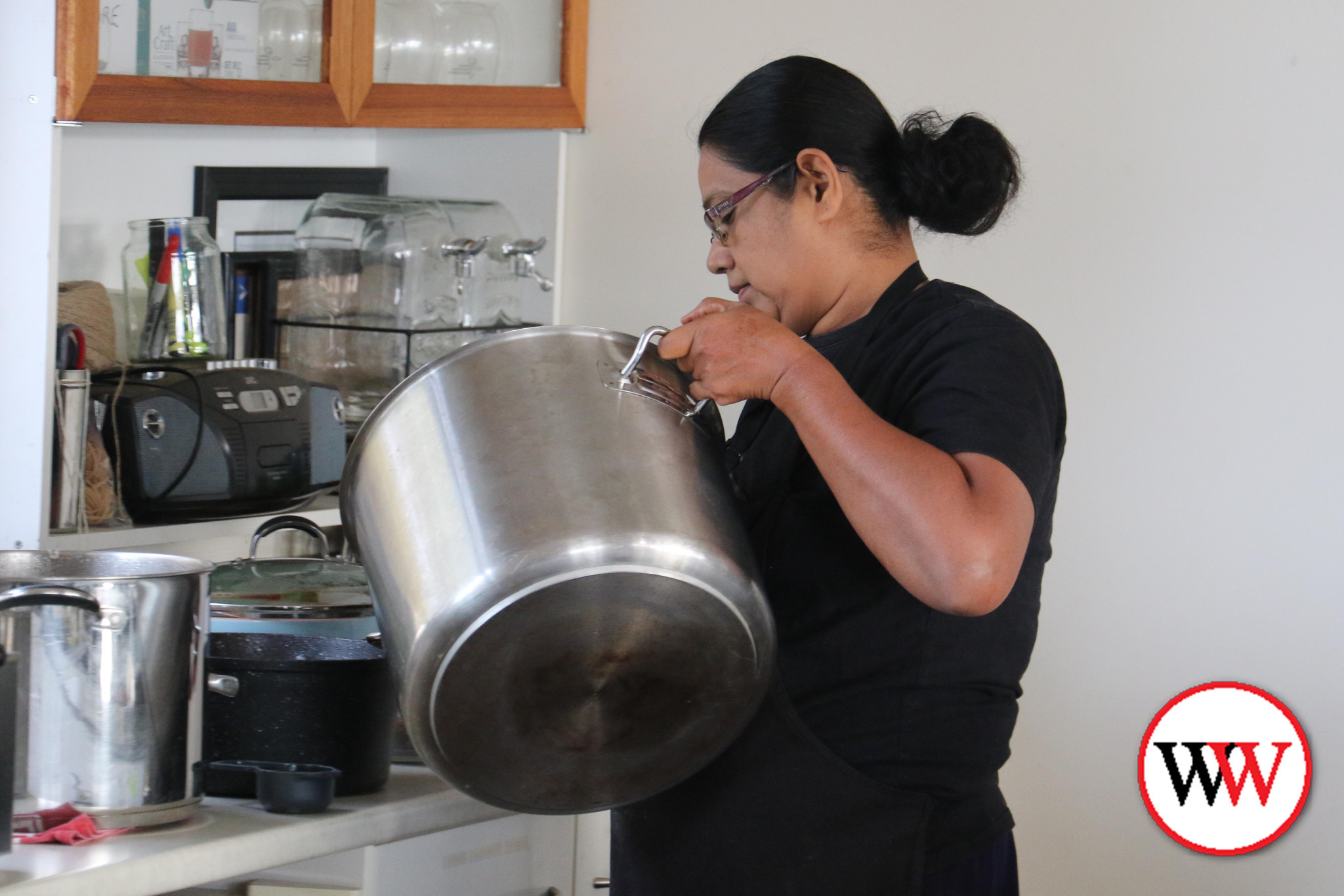 Chamari from ‘Sri Agri Kitchen’ led the cooking class last weekend.