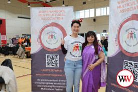 Warrnambool Multicultural Association Daisy and Meene.