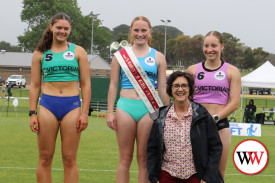 Women’s 70m top three