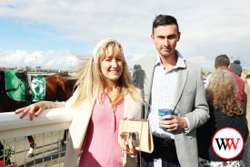 Theresa McDowall from Childers Cove and Geelong’s Sean Skelly enjoyed day two of the carnival.