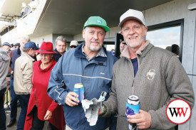 Friends Cam Gray and Craig Keyzer travelled from Melbourne for the carnival.