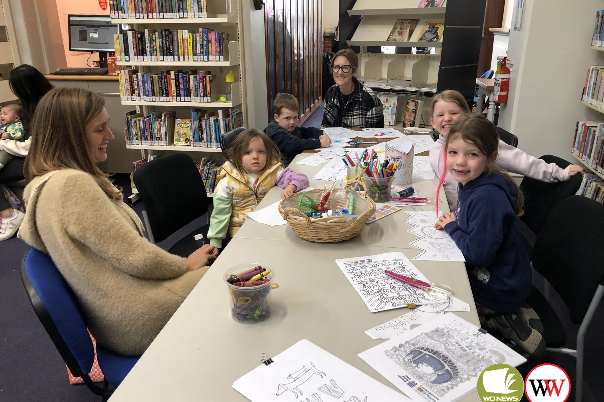 Children also enjoyed some fun activities during their visit to the Port Fairy library on the weekend.